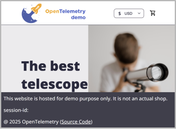 ESD_FY25_Academy-Blog.DX Operational Observability - Onboarding OpenTelemetry in Minutes.Figure 1